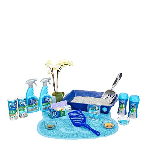 Fresh Step Cat Litter Deodorizer Crystals, Fresh Scent, 15 oz, 3 Pack