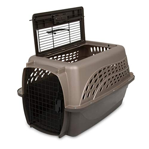 Petmate Dog Crate for Small Dogs and Cat Carrier, 24in, Pearl Tan