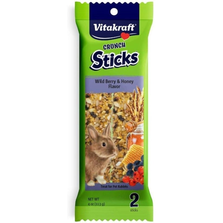 VitaKraft Wild Berry & Honey Flavor Crunch Sticks - 2 Sticks-