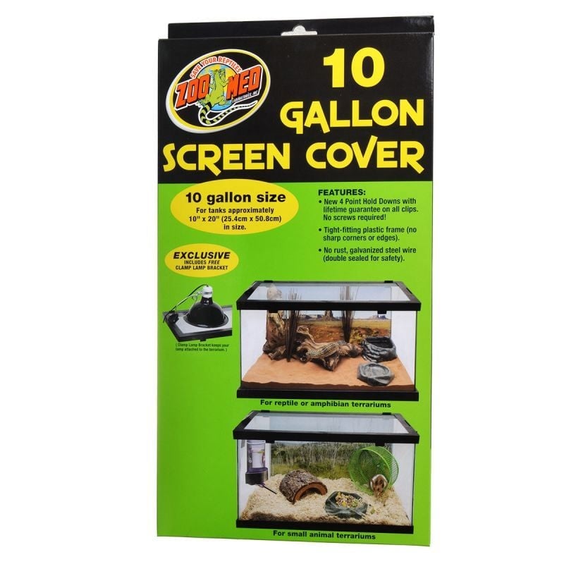Zoo Med 10 Gallon Screen Cover 20" x 10" - 1 count-