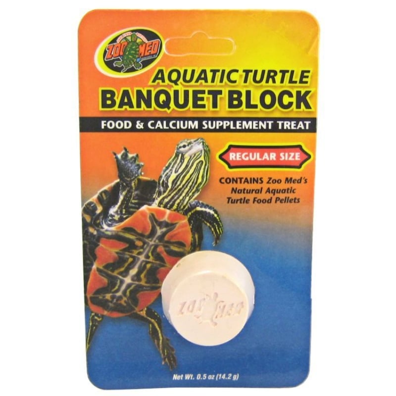 Zoo Med Aquatic Turtle Banquet Block - Regular (1 Pack)-