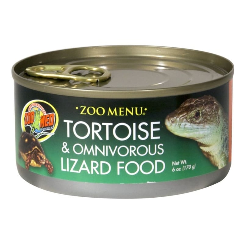 Zoo Med Land Tortoise & Omnivorous Lizard Food - Canned - 6 oz-