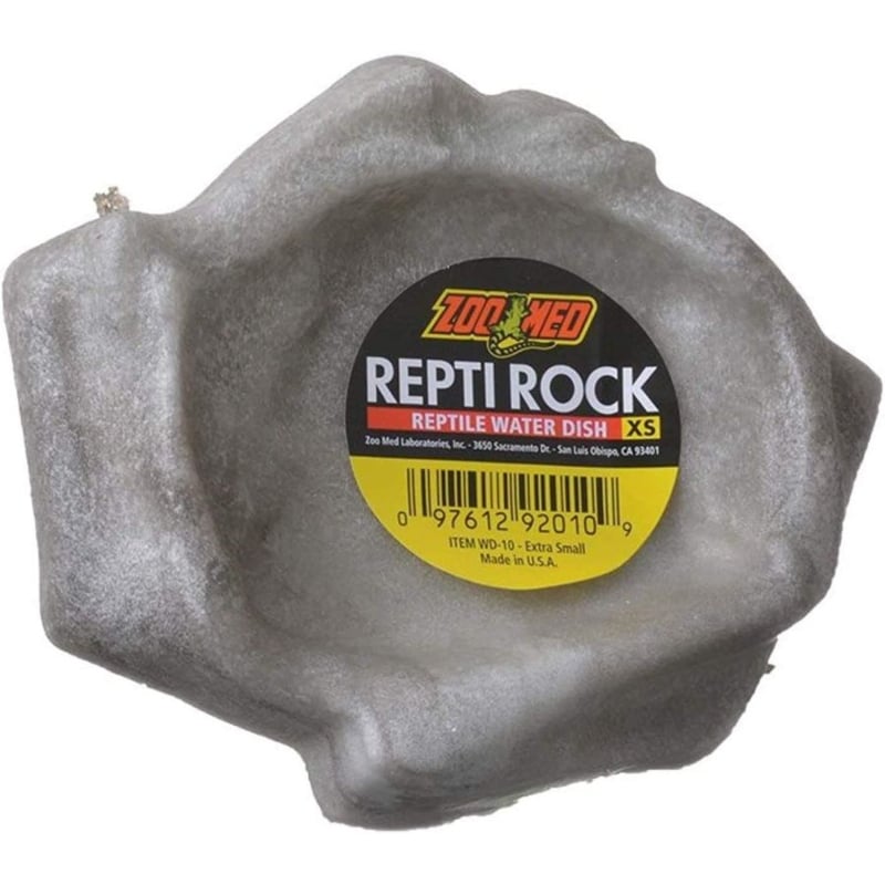 Zoo Med Repti Rock - Reptile Water Dish - X-Small (4.5" Long x 4" Wide)-
