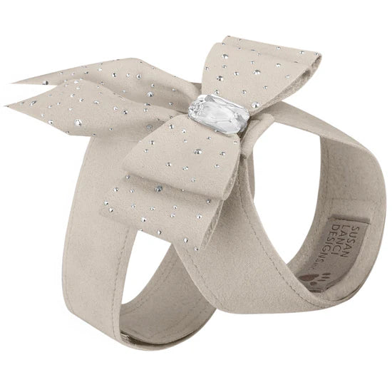 Silver Stardust Double Tail Bow Tinkie Harness-TC-Doe-