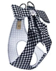 Houndstooth Tail Bow Step In Harness-