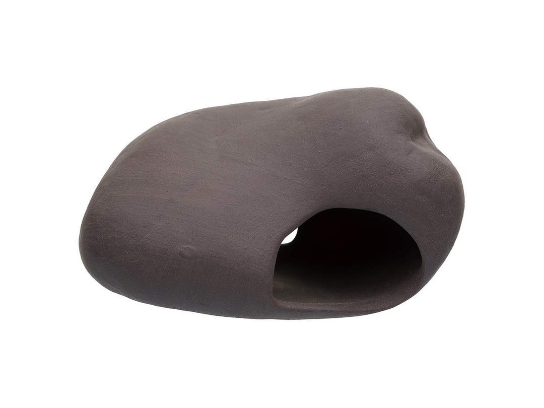 Plecoceramics Cichlid Stone Decoration - Aquarium cave for Cichlids, Betta, Small Fish - Fish Tank Hideway Decor - Betta Toys Hideout Stones House (Stone Small)