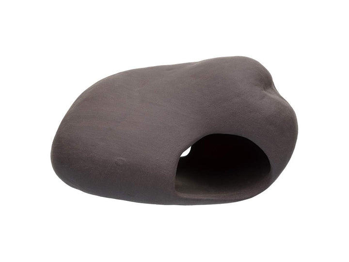 Plecoceramics Cichlid Stone Decoration - Aquarium cave for Cichlids, Betta, Small Fish - Fish Tank Hideway Decor - Betta Toys Hideout Stones House (Stone Small)