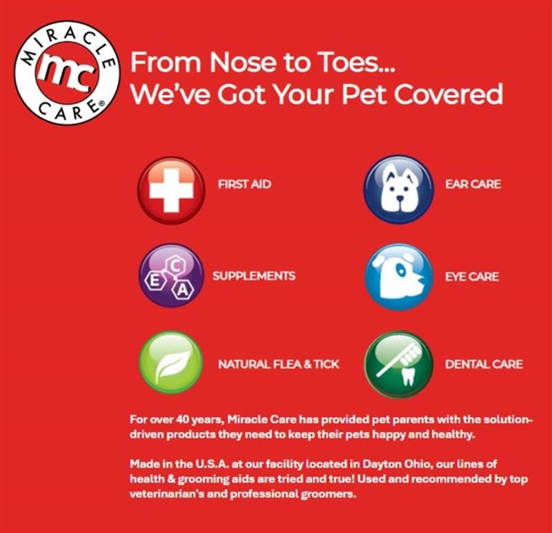 Miracle Care Kwik Stop Styptic Powder for Dogs, Cats, and Birds, 1.5 Ounce