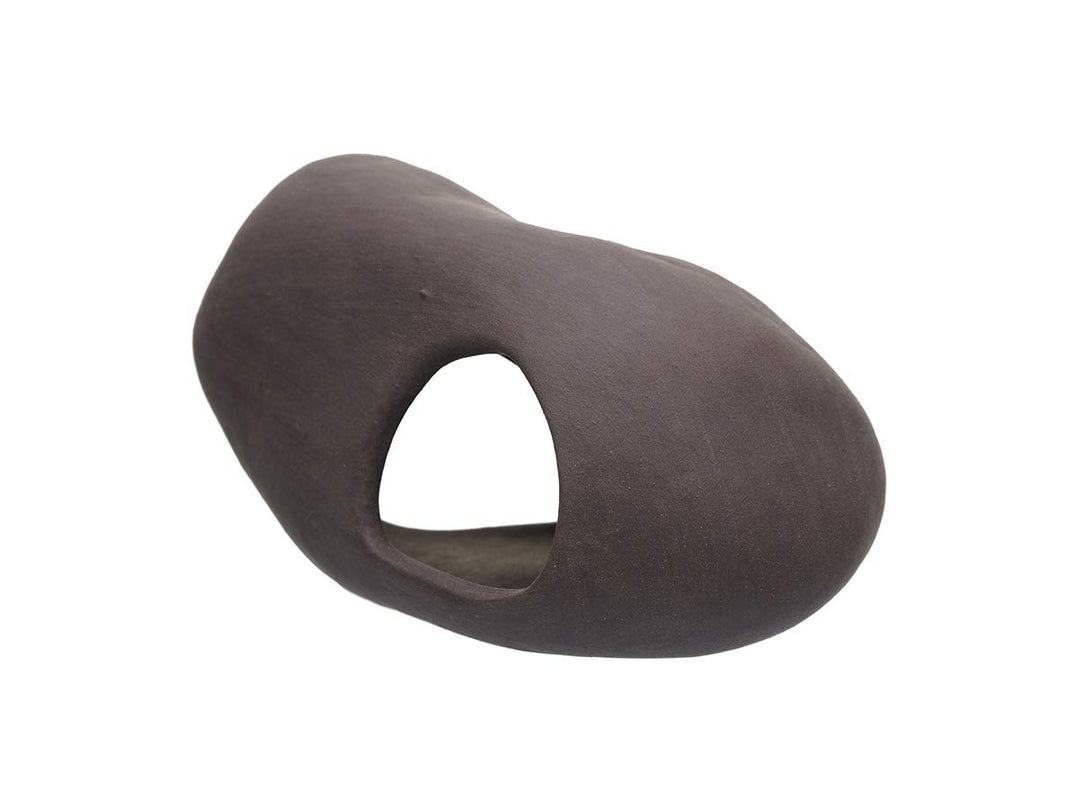 Plecoceramics Cichlid Stone Decoration - Aquarium cave for Cichlids, Betta, Small Fish - Fish Tank Hideway Decor - Betta Toys Hideout Stones House (Stone Small)