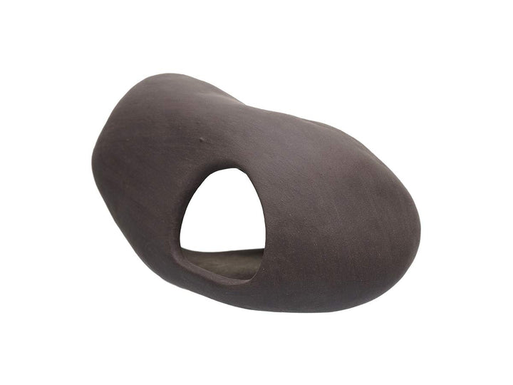 Plecoceramics Cichlid Stone Decoration - Aquarium cave for Cichlids, Betta, Small Fish - Fish Tank Hideway Decor - Betta Toys Hideout Stones House (Stone Small)