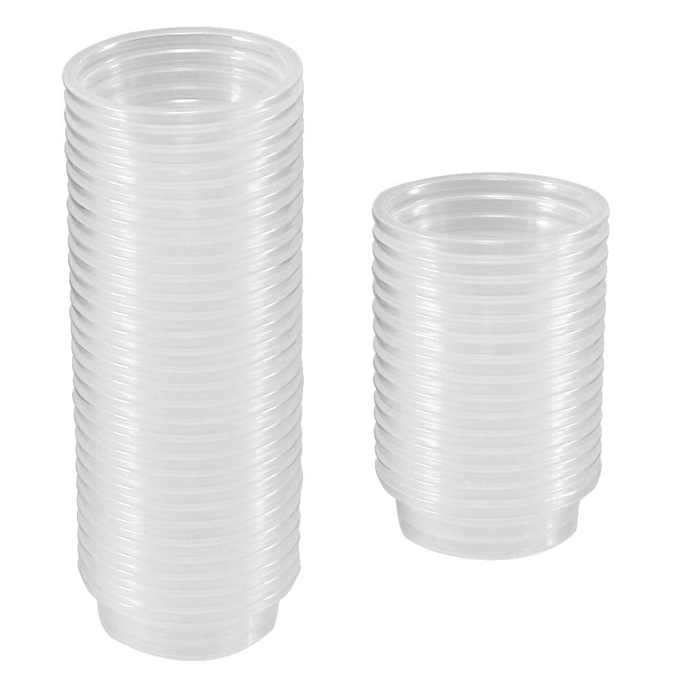 MRTIOO Lizard Crested Gecko Food Water Feeding Cups, 100 pcs, 0.5oz