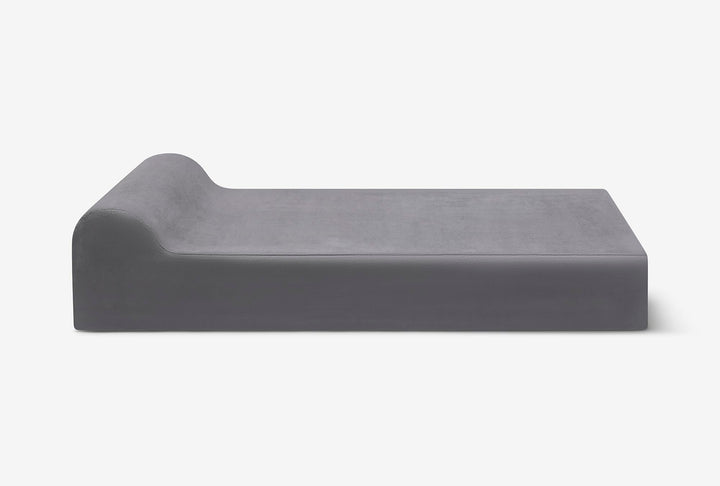 Barker Beds Large Orthopedic Dog Bed - 7" Pillow Top with Headrest - 50-70 lbs - Memory Foam for Joint Pain &amp; Arthritis - Vet Recommended, Washable Cover - Made in USA - 48"x30"x7" - Charcoal
