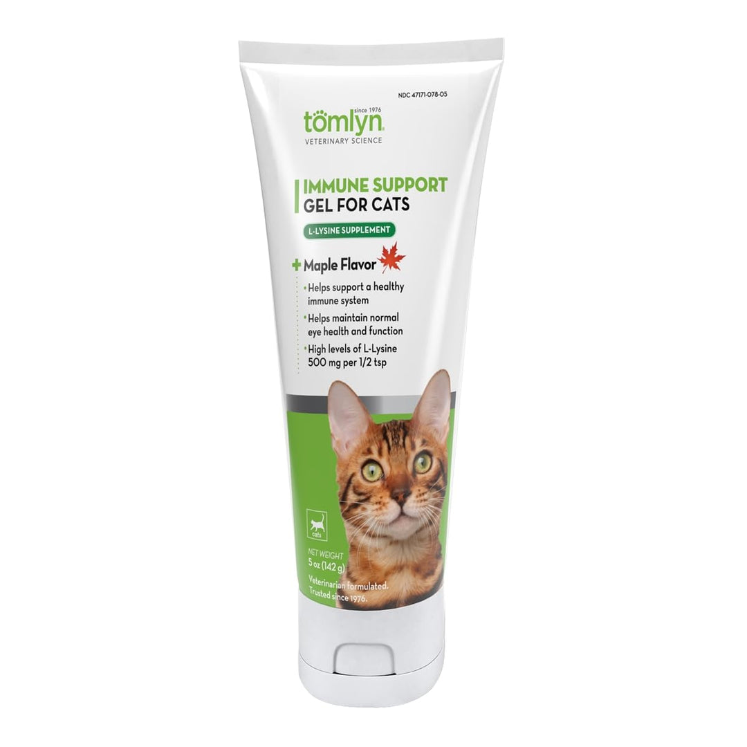 Tomlyn L-Lysine, Maple Immune Support Gel for Cats, 5 oz