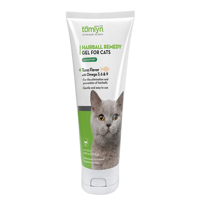 TOMLYN Laxatone, Hairball Gel for Cats, Tuna, 4.25 oz