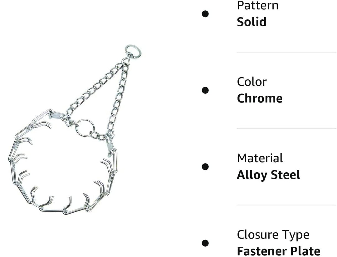 Coastal Pet Herm Sprenger Prong Collar, Chrome, 2.25 mm x 14"–16"