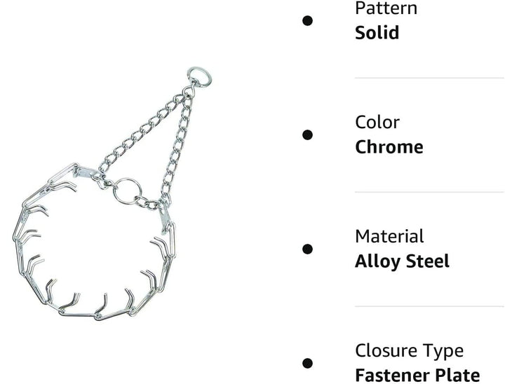 Coastal Pet Herm Sprenger Prong Collar, Chrome, 2.25 mm x 14"–16"