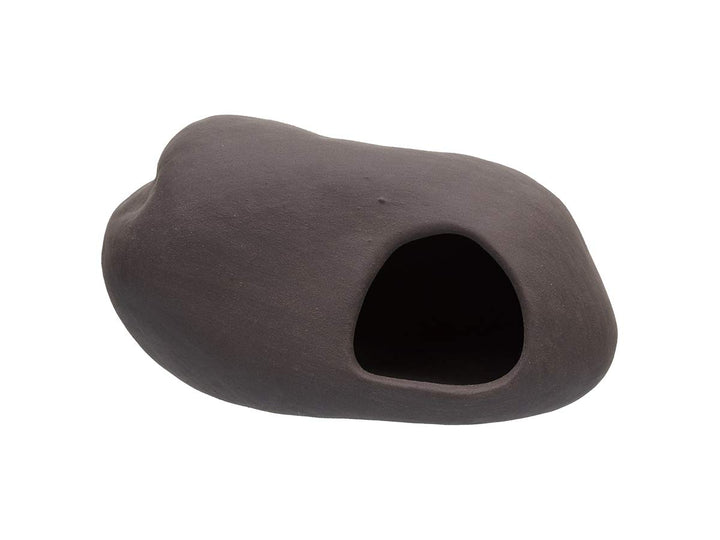 Plecoceramics Cichlid Stone Decoration - Aquarium cave for Cichlids, Betta, Small Fish - Fish Tank Hideway Decor - Betta Toys Hideout Stones House (Stone Small)
