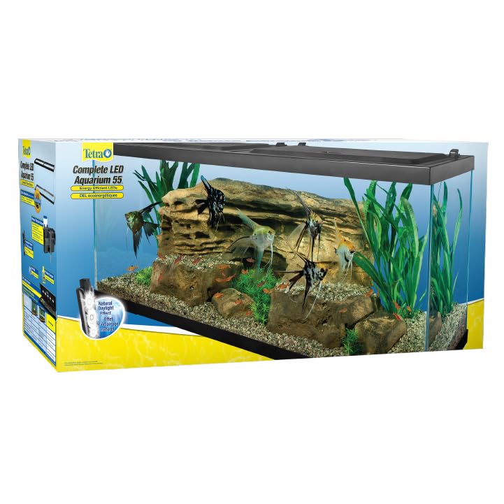 Tetra LED 55 Gallon Complete Fish Tank Kit for Freshwater Fish