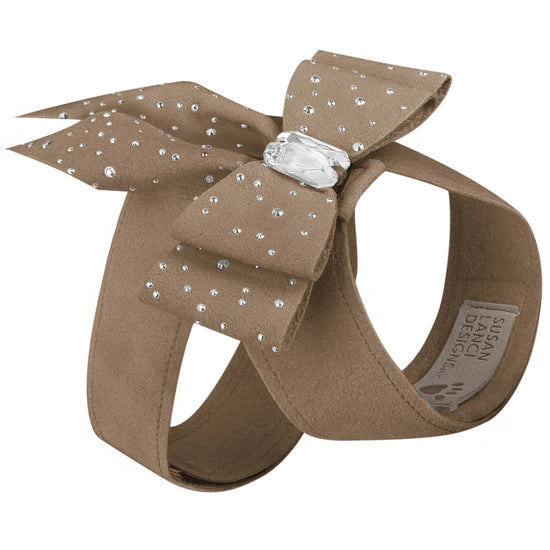 Silver Stardust Double Tail Bow Tinkie Harness-TC-Fawn-