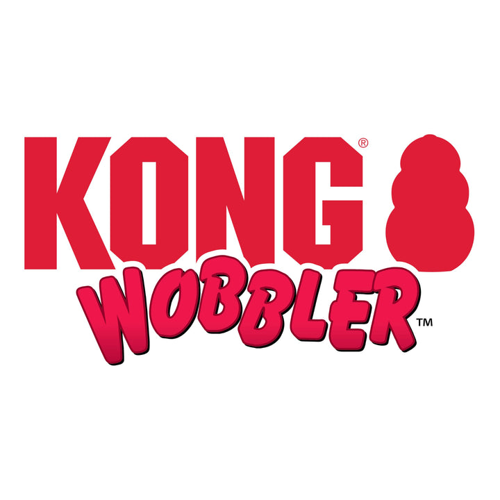 KONG Wobbler, Interactive Treat-Dispensing Dog Toy, for Medium/Large Dogs