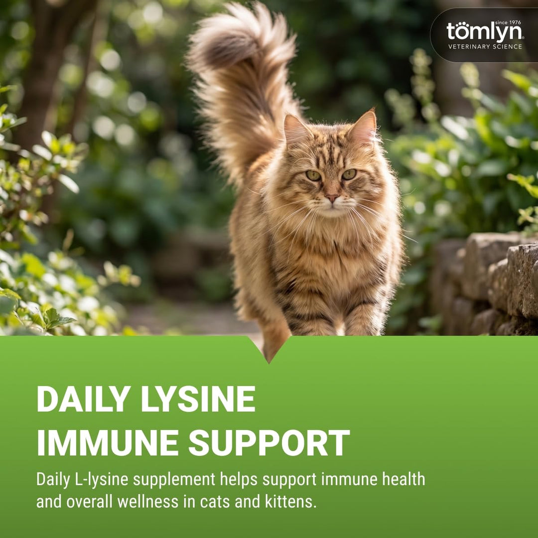 Tomlyn L-Lysine, Maple Immune Support Gel for Cats, 5 oz
