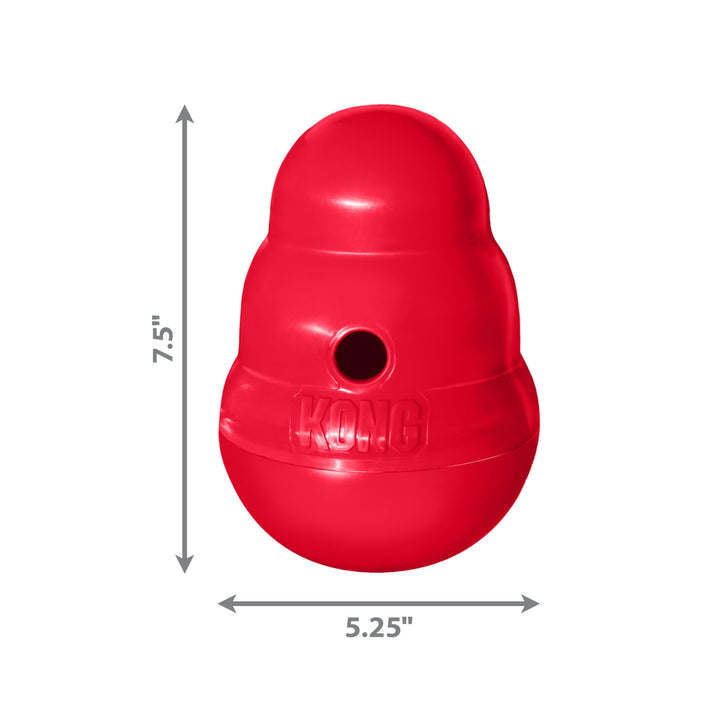 KONG Wobbler, Interactive Treat-Dispensing Dog Toy, for Medium/Large Dogs