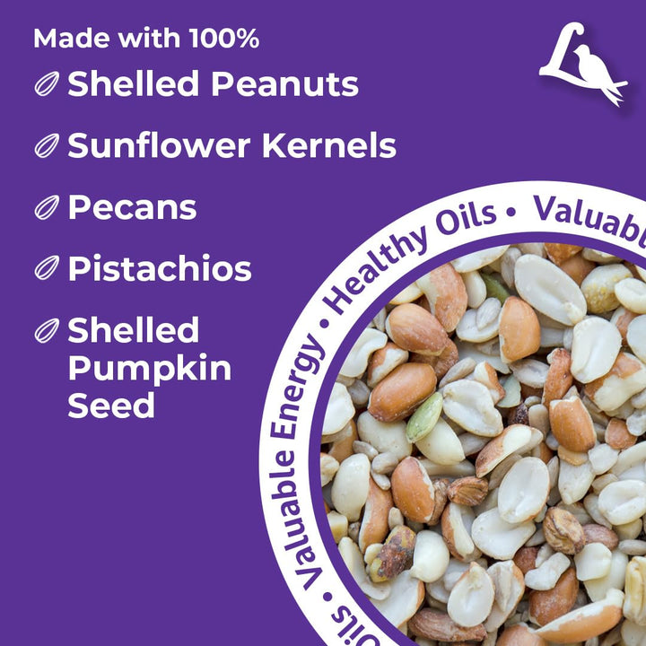 Lyric Delite Wild Bird Seed Shell-Free No Waste Mix, Bird Food 5 lb. Bag