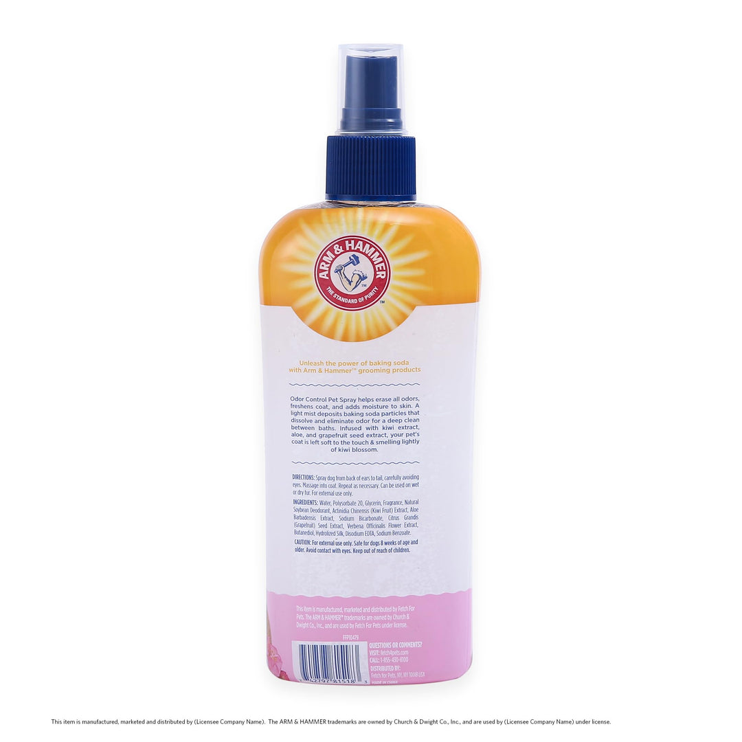 Arm &amp; Hammer Super Deodorizing Dog Spray, Kiwi Blossom, 8 Fl Oz