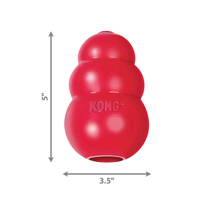 KONG Classic Stuffable Dog Toy, Natural Rubber Chew, for Extra Large Dogs
