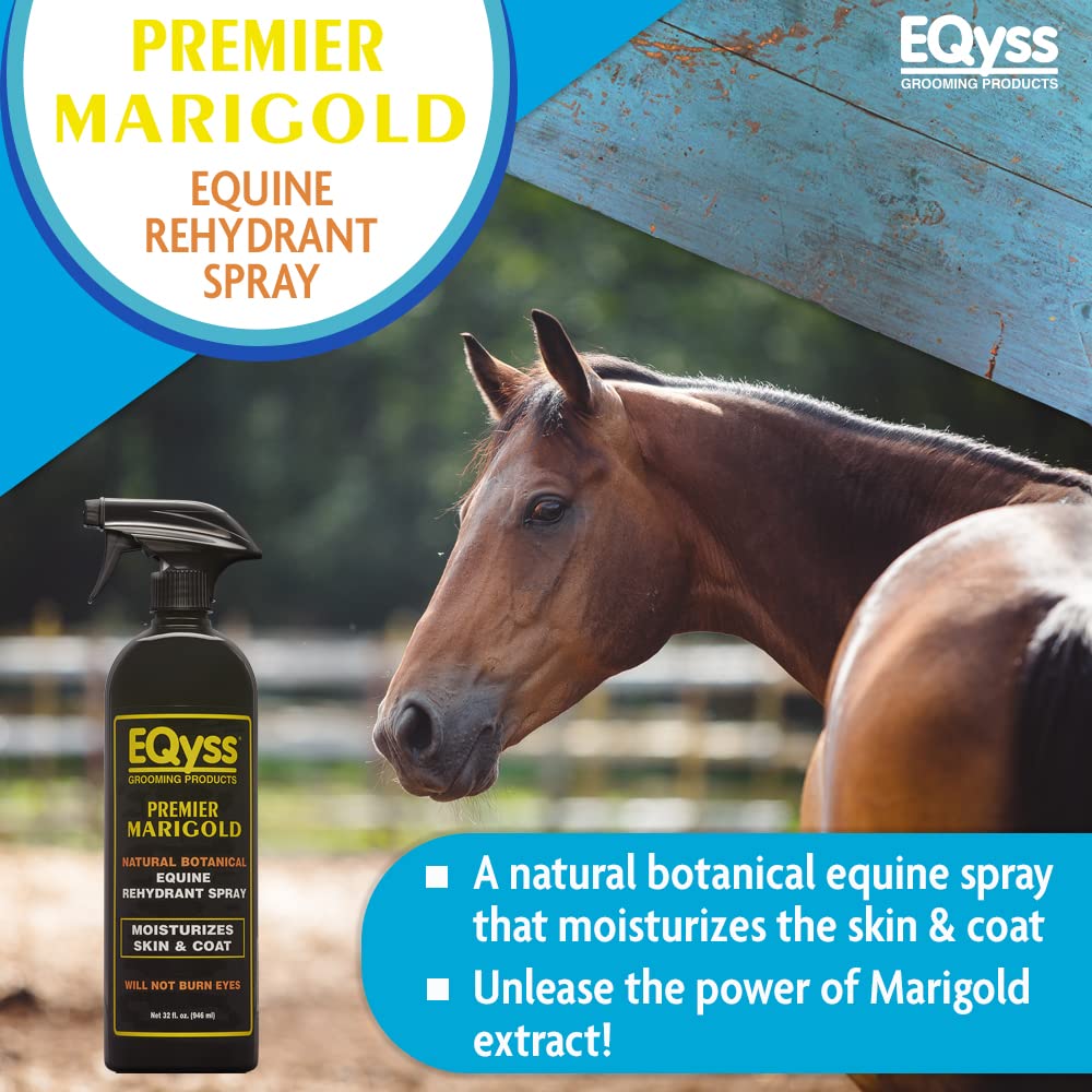 EQyss Premier Marigold Equine Coat Conditioning Spray - Moisturize Horse&