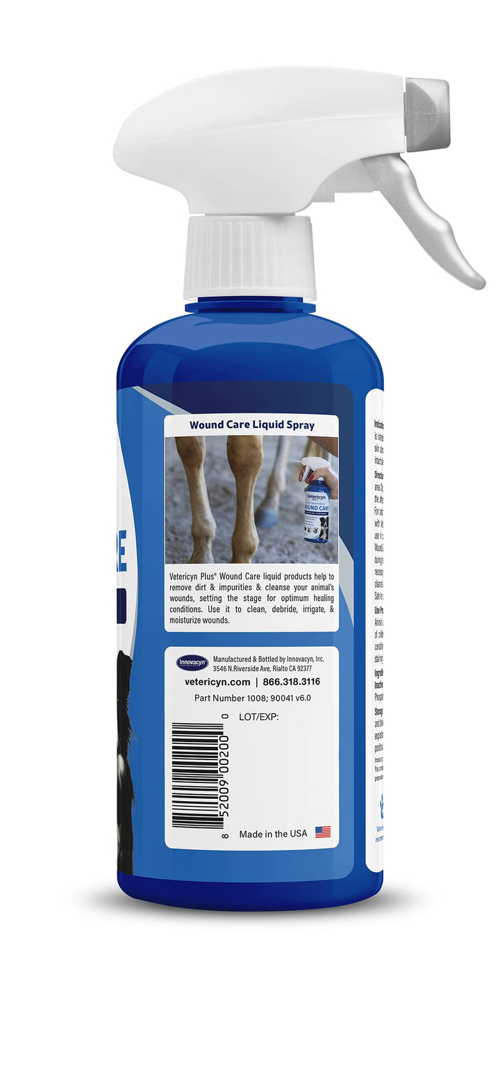 Vetericyn Plus Dog Wound Care Spray, Lick-Safe Wound &amp; Skin Care, 16 oz