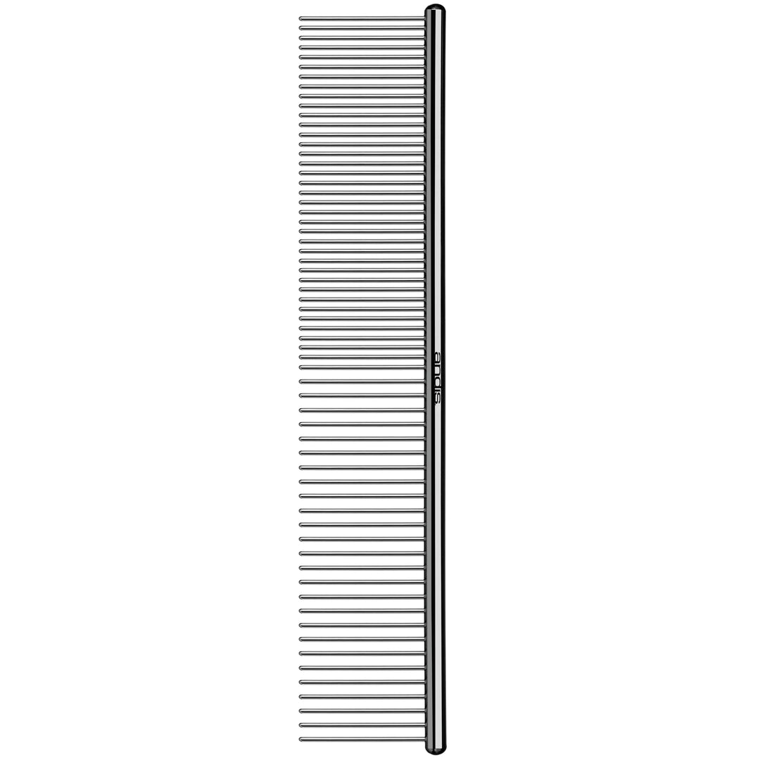 Andis 65730 Stainless-Steel Comb for Knots, Mats &amp; Loose Hair Removal - Effective Dematting Tool, Comfortable, Lightweight, Portable &amp; Safe for Dogs, Cats &amp; Pets – Silver, 7-1/2-Inch