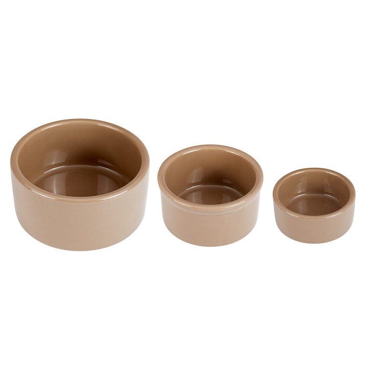 Kaytee Stoneware Ceramic Pet Hamster Bowl, Brown, 3-Inch