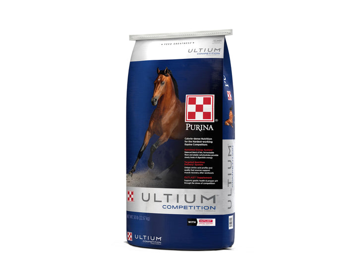 Purina | Ultium Competition Horse Formula - Horse Feed | 50 Pound (50 LB) Bag