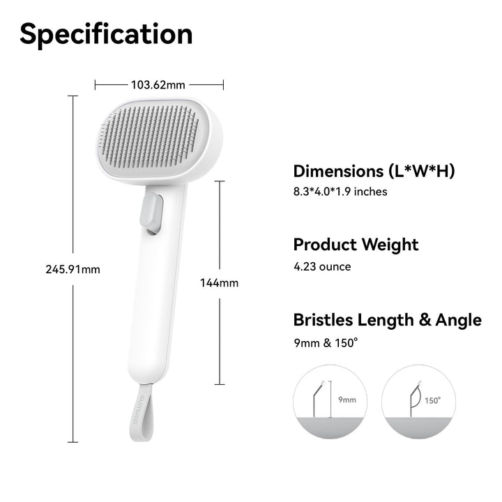 Aumuca Cat Brush for Shedding, Cat Brushes for Indoor Cats, Cat Brush for Long or Short Haired Cats, Cat Grooming Brush Cat Comb for Kitten Rabbit Massage Removes Loose Fur