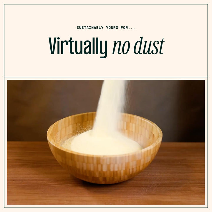 Sustainably Yours Natural Cat Litter, Small-Grain Formula, Exceptional Clumping &amp; Odor Control, Virtually No Dust, Soft on Paws, Corn &amp; Cassava Plant-Based, Unscented, 10 lbs
