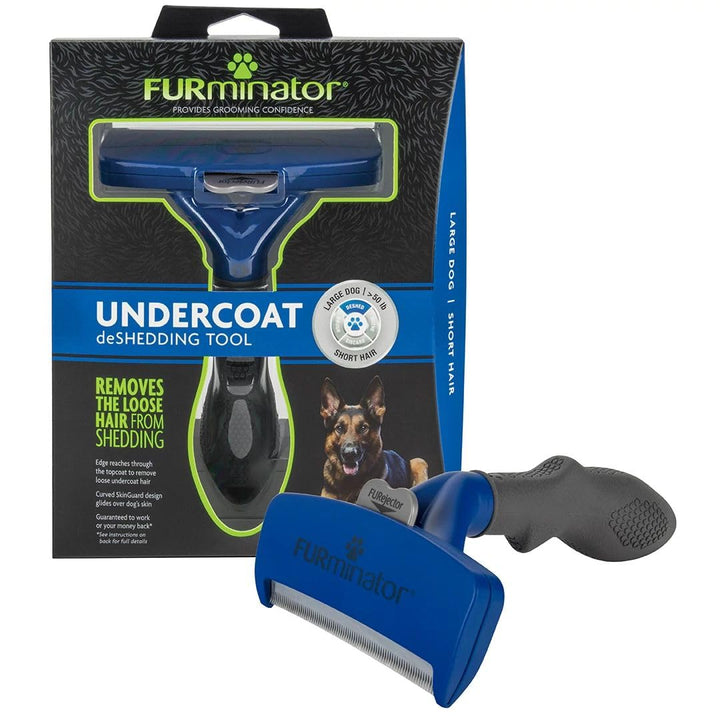 FURminator Large Dog Undercoat deShedding Tool for Short Hair