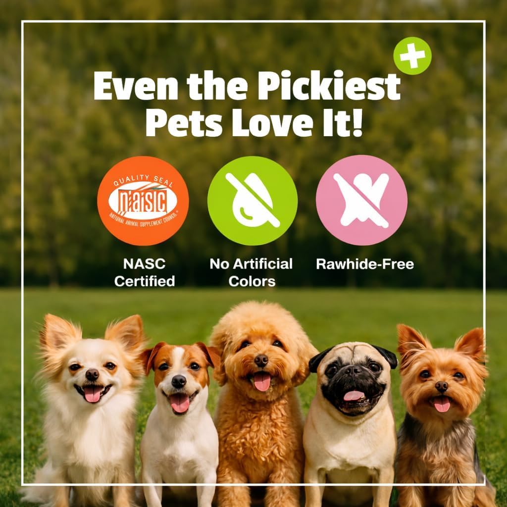 Pet Naturals Calming Chews for Medium and Large Dogs, Chicken, 30 Count