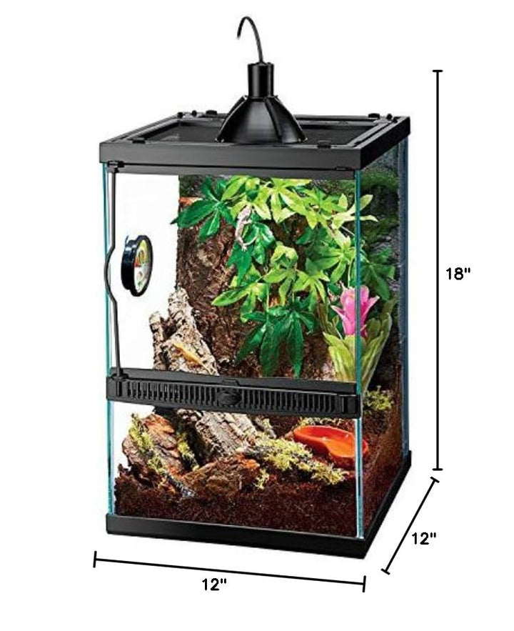 Zilla 11 Gallon Glass Tropical Vertical Terrarium Kit