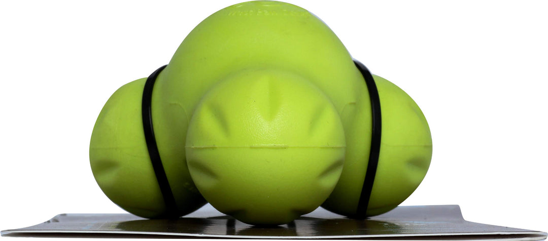 WEST PAW Zogoflex Tux Treat Dispensing Dog Chew Toy – Interactive Chewing Toy for Dogs – Dog Games for Aggressive Chewers, Fetch, Catch – Holds Kibble, Treats, Large 5", Granny Smith