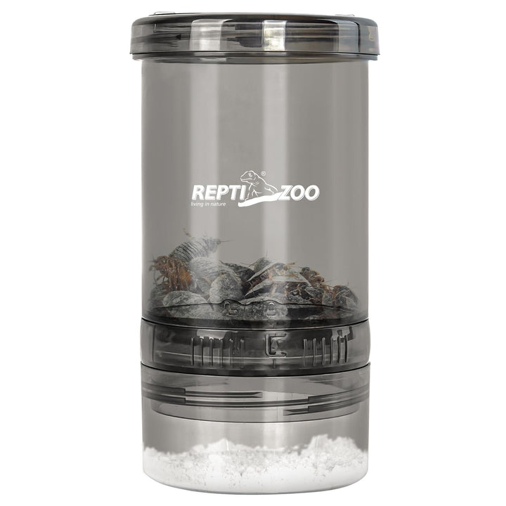 REPTI ZOO Reptile Cricket Calcium Powder Mixer, Cricket Keeper Shaker for Bearded Dragon Gecko Snake Lizards, Dispenser Feeder for Chameleon Reptile &amp; Amphibians