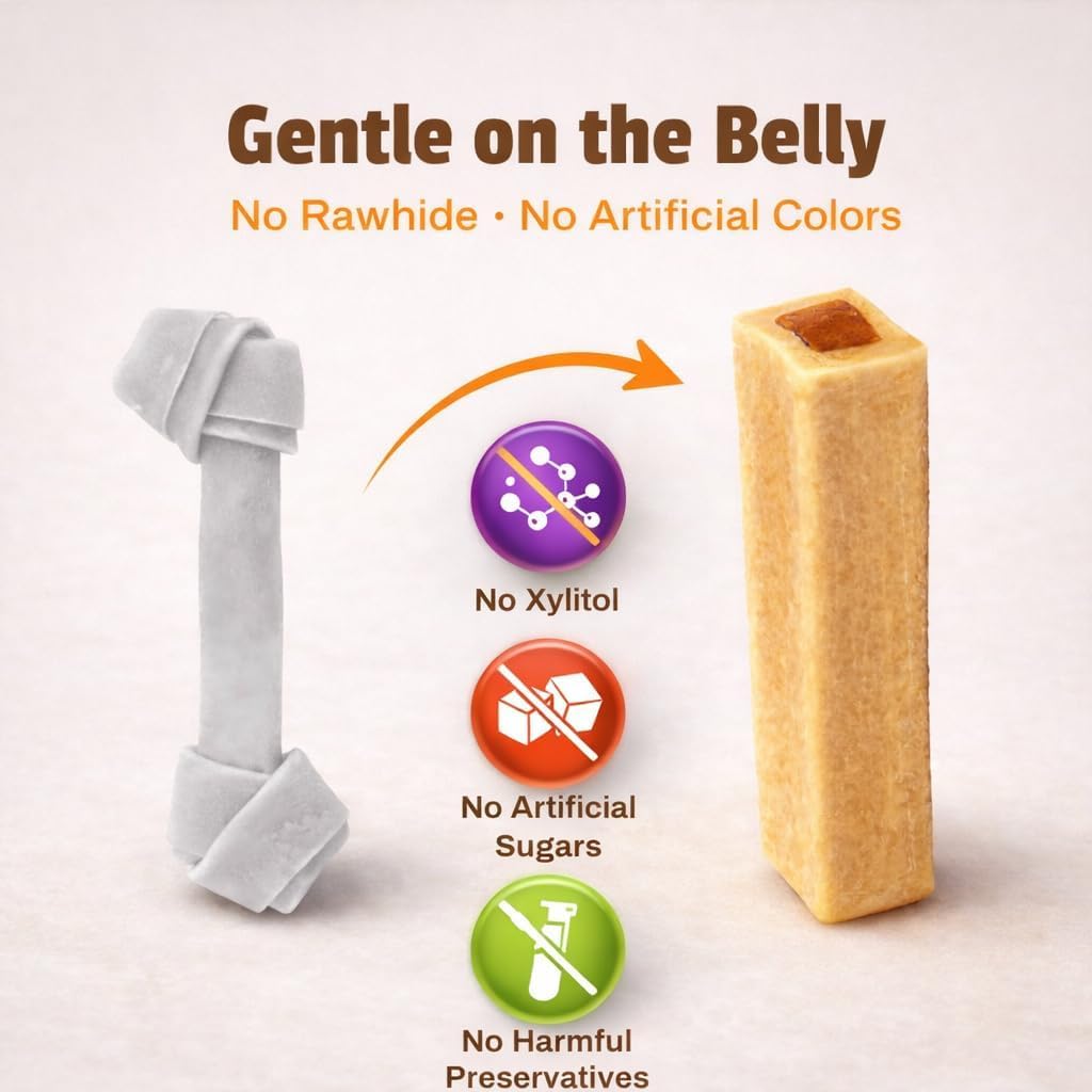 Pet Naturals BusyButter Balanced Belly Dog Bones, Small, 22 Count