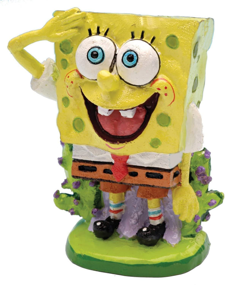 PennPlax Spongebob 7-Piece Officially Licensed Aquarium Ornament Set – Great for Saltwater and Freshwater Fish Tanks – Mini 2" Aquarium Decorations