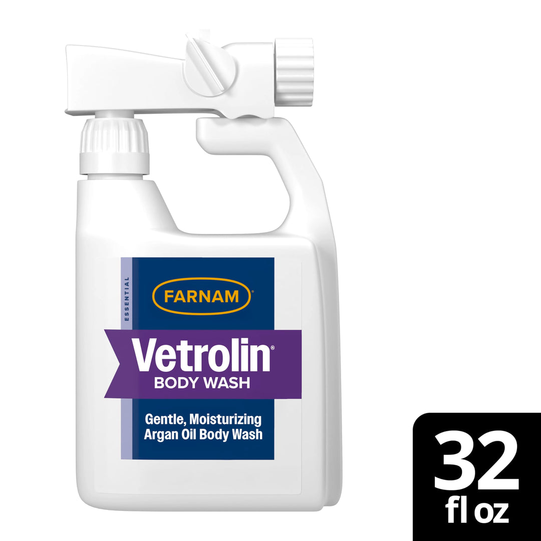 Farnam Vetrolin Body Wash for Horses and Dogs, 32 fl oz.