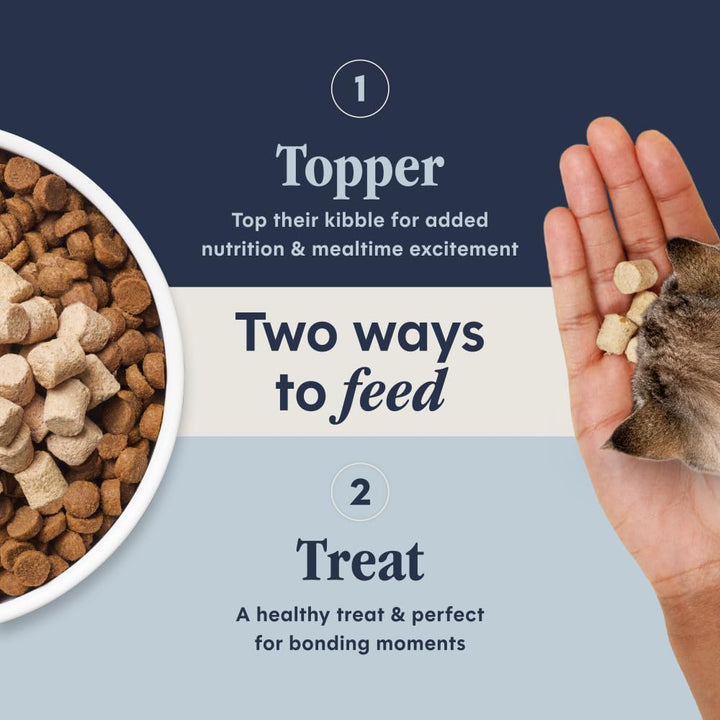Instinct Raw Boost Mixers Freeze Dried Raw Cat Food Topper, Grain Free Cat Food Topper 6 Ounce (Pack of 1)