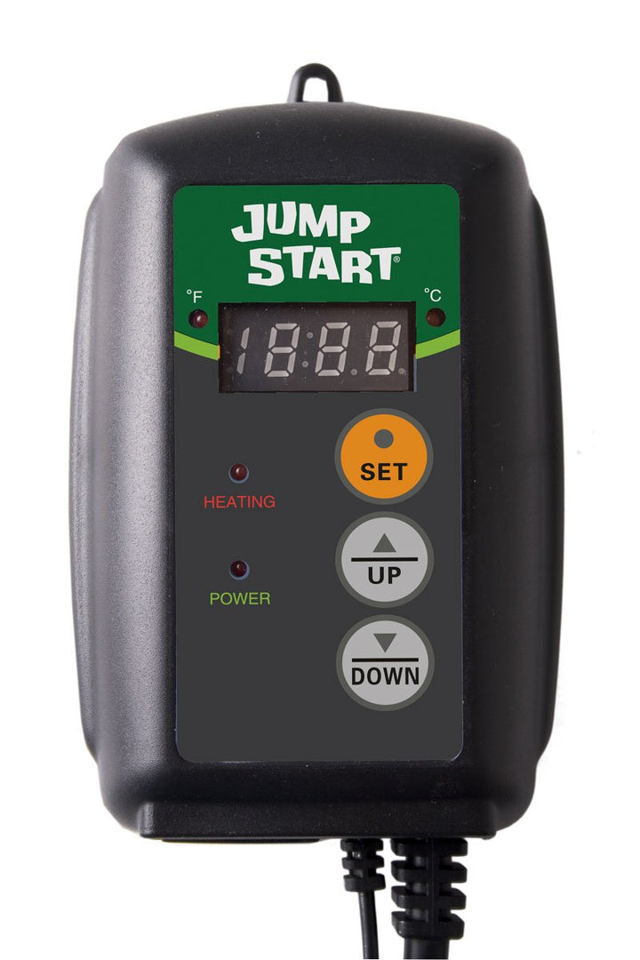 JumpStart Digital Thermostat Controller for Heat Mats, 6 Ft Cord, MTPRTC