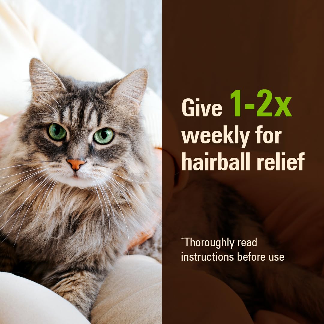 SENTRY PET CARE Sentry Hairball Relief for Cats,Malt Flavor,4.4 Ounces