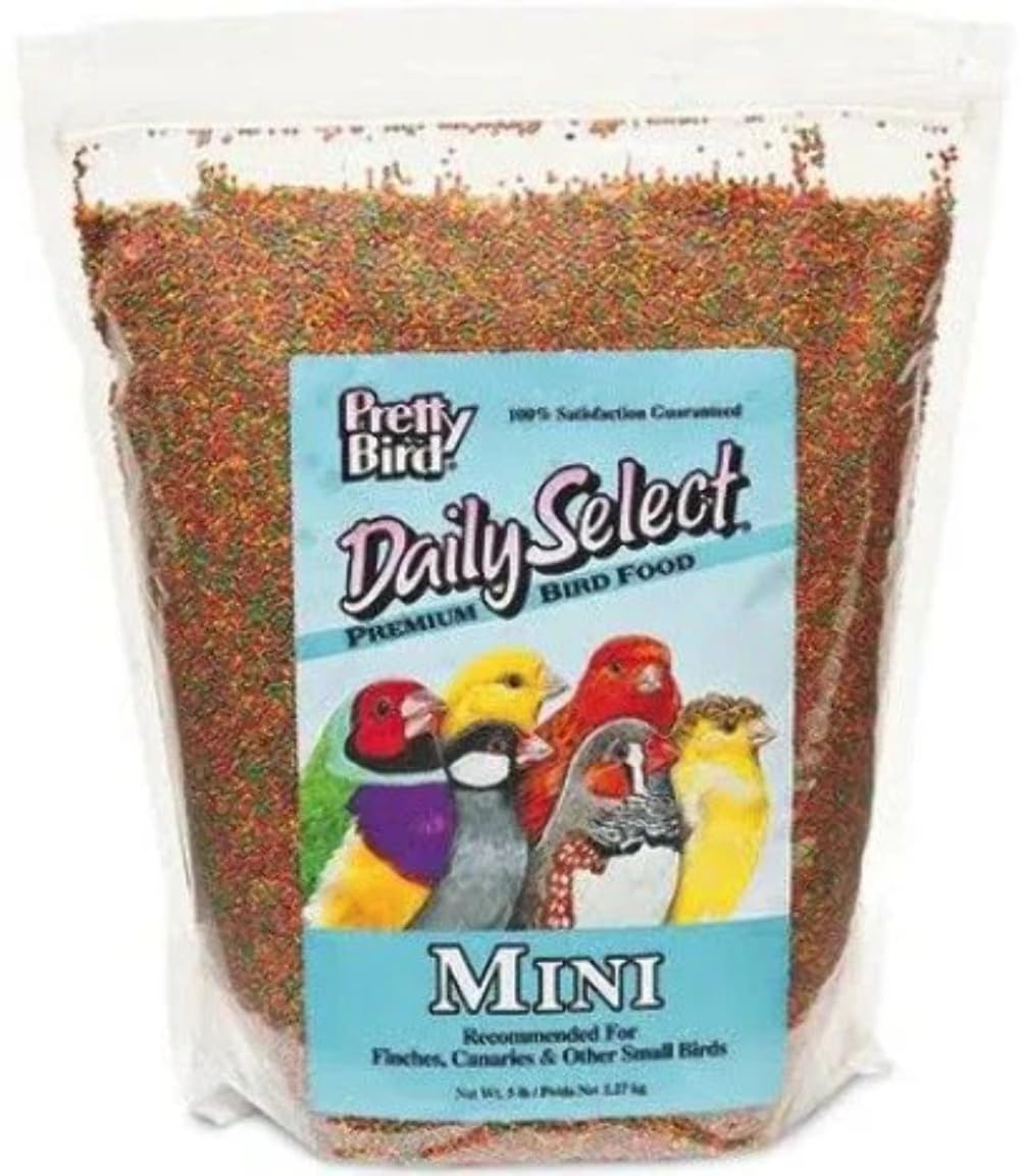 Pretty Bird International Bpb78115 5-Pound Daily Select Premium Bird Food, Mini