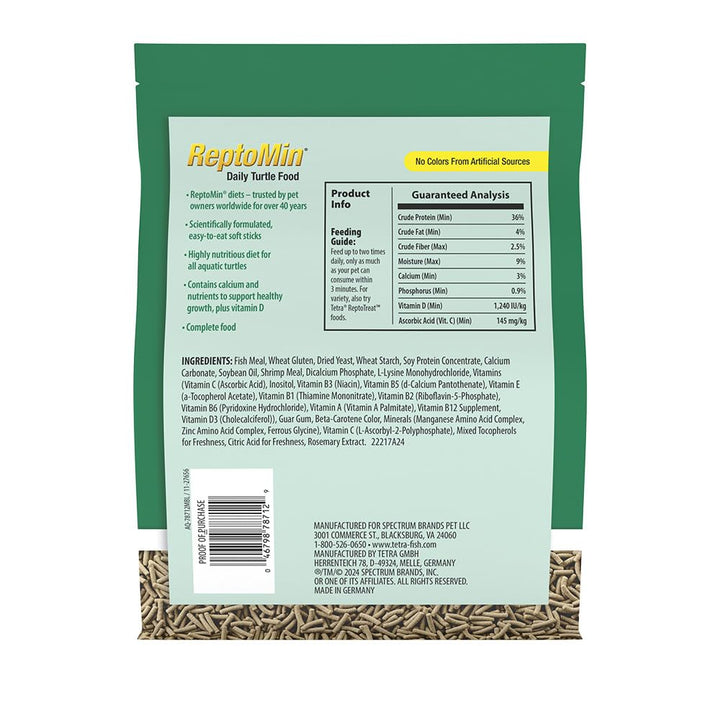 Tetra ReptoMin Floating Food Sticks for Aquatic Turtles, 2 lbs