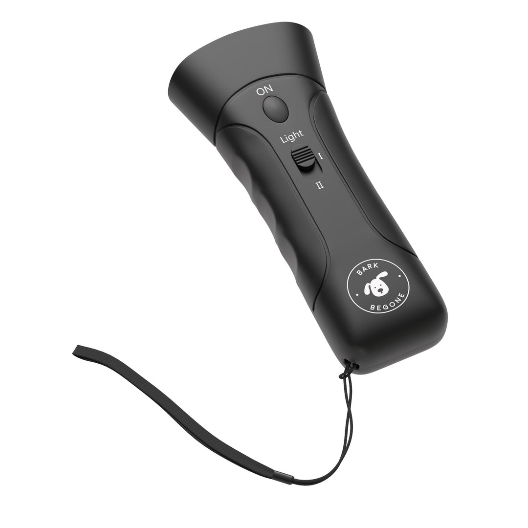 Bark Begone Ultrasonic Dog Bark Deterrent &amp; Behavior Corrector - Stop Barking, Jumping, Aggression Without Yelling -Just Point &amp; Press! Backed by Kevin Harrington from Shark Tank (Bark Begone Classic)